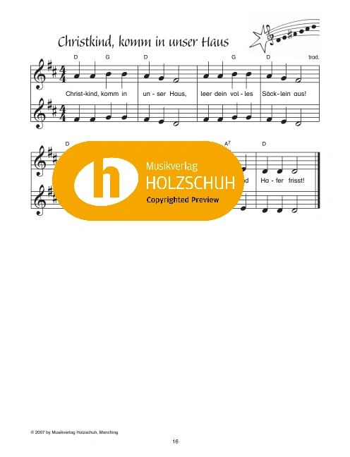 Christkind, komm in unser Haus